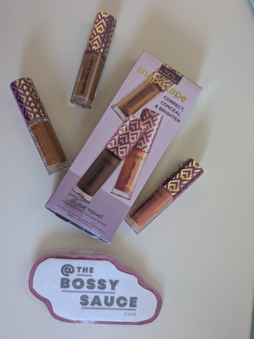 🌸 Tarte Shape Tape All Star Squad Travel Size Deep Trio: 57N Rich & Ablaze